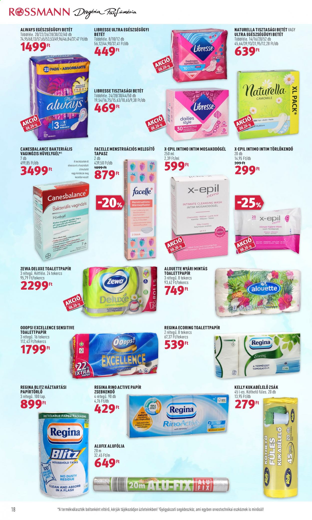 Rossmann akciós újságok - 2021.08.09 - 2021.08.13. Oldal 18