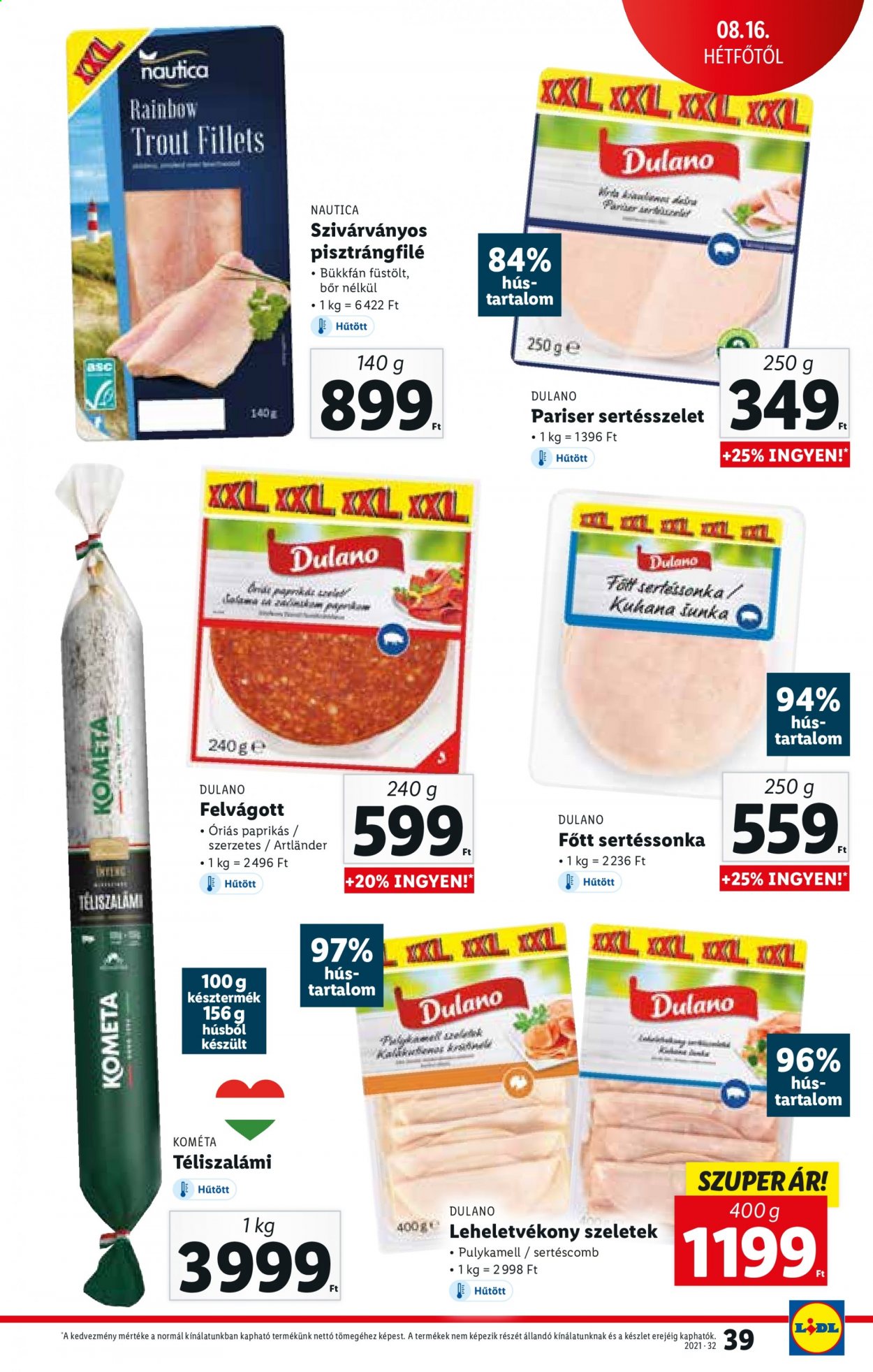 Lidl akciós újságok - 2021.08.12 - 2021.08.18. Oldal 39