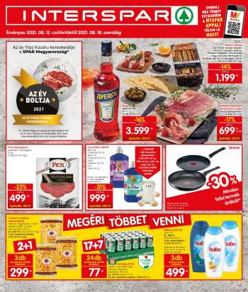 Újság INTERSPAR - 2021.08.12 - 2021.08.18.