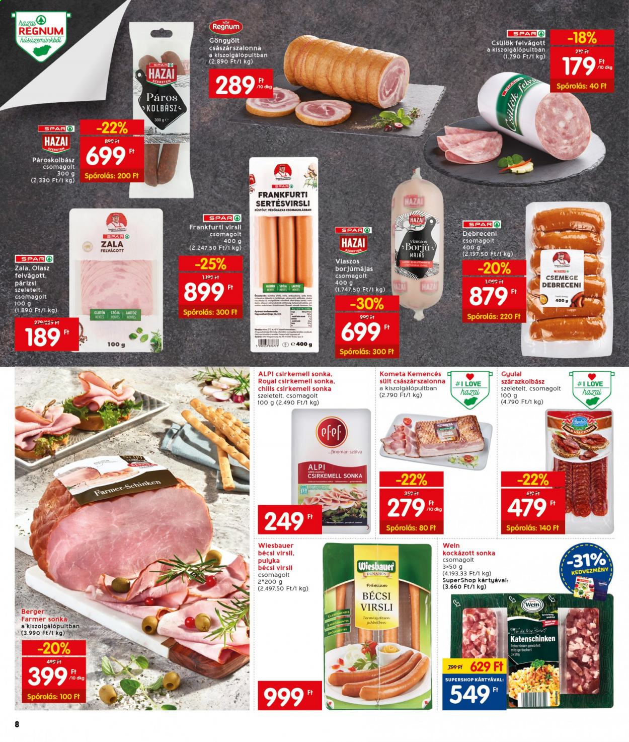 INTERSPAR akciós újságok - 2021.08.12 - 2021.08.18. Oldal 10