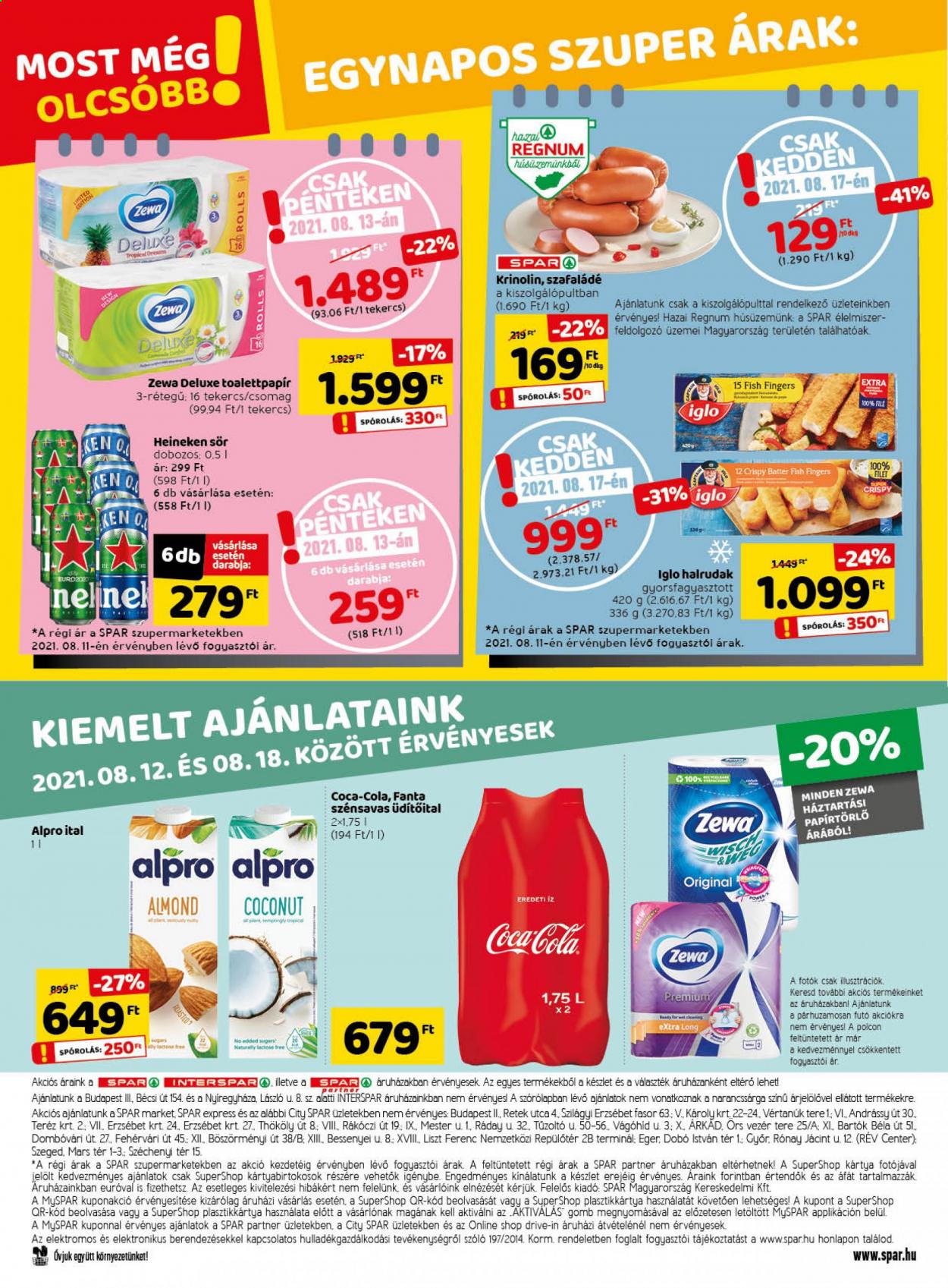 SPAR akciós újságok - 2021.08.12 - 2021.08.18. Oldal 32