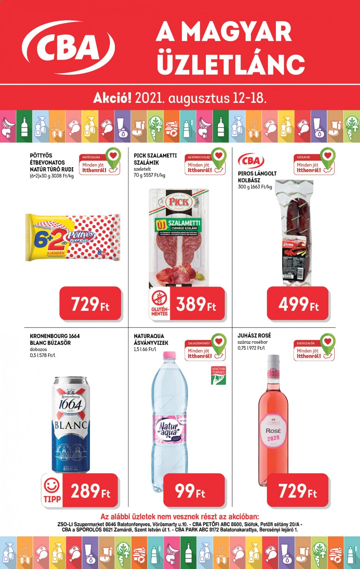 CBA akciós újságok - 2021.08.12 - 2021.08.18. Oldal 1