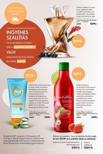 Újság Oriflame - 2021.08.03 - 2021.08.23.