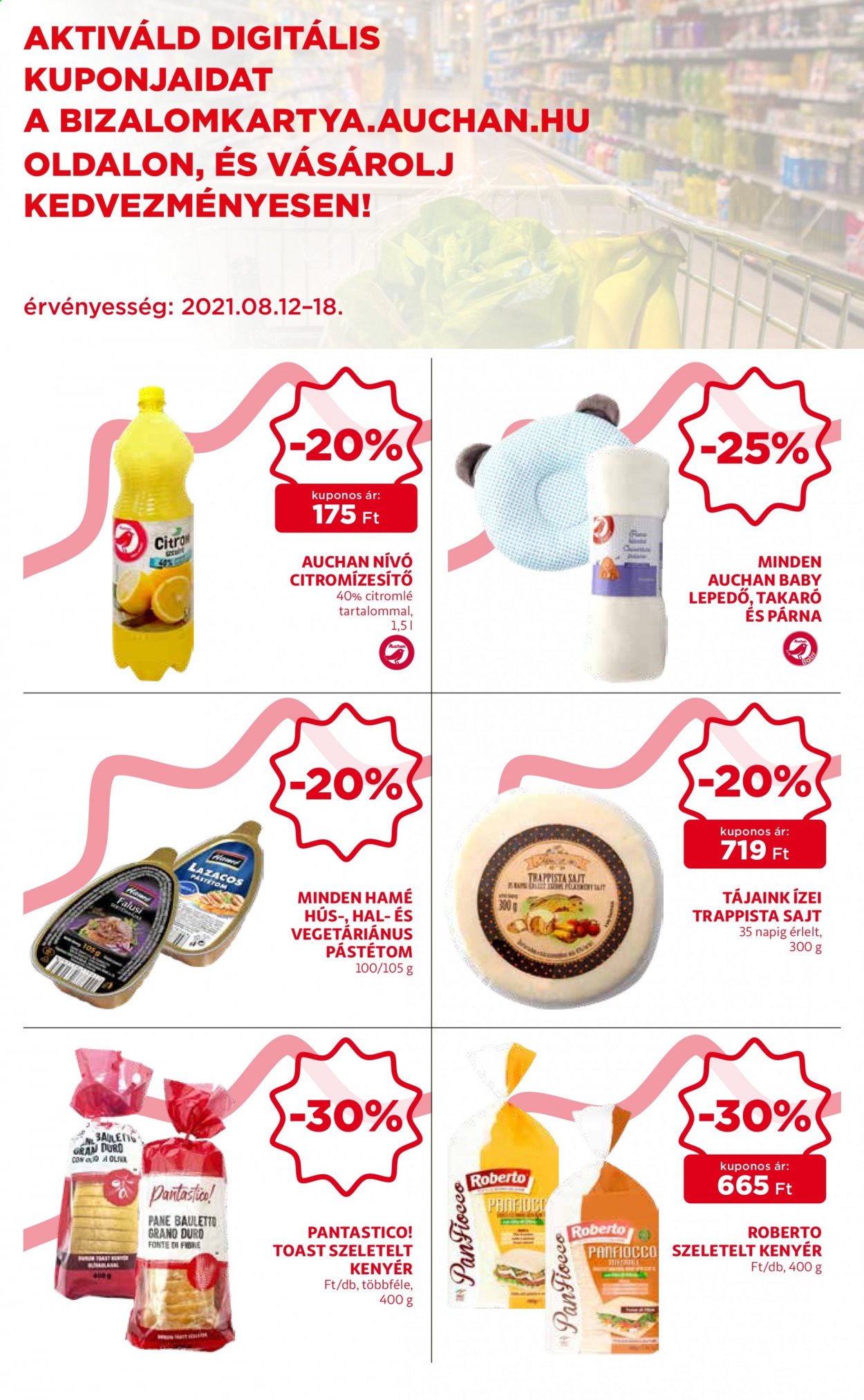 Auchan akciós újságok - 2021.08.12 - 2021.08.18. Oldal 47