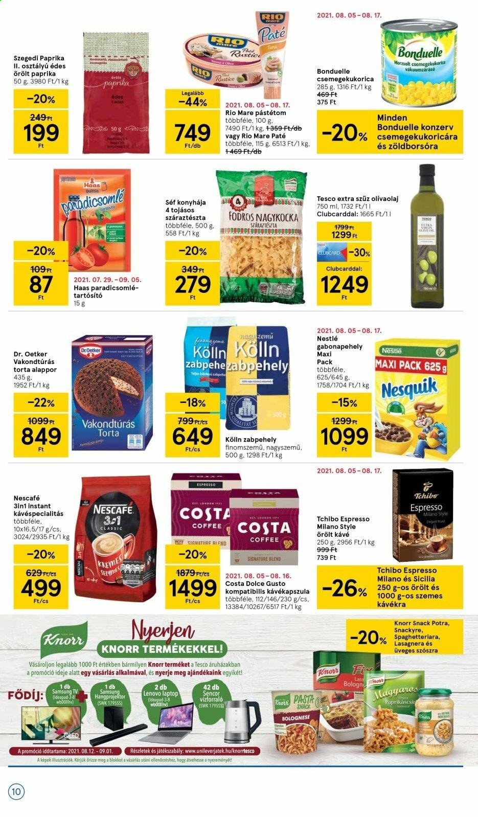 TESCO akciós újságok - 2021.08.12 - 2021.08.17. Oldal 10