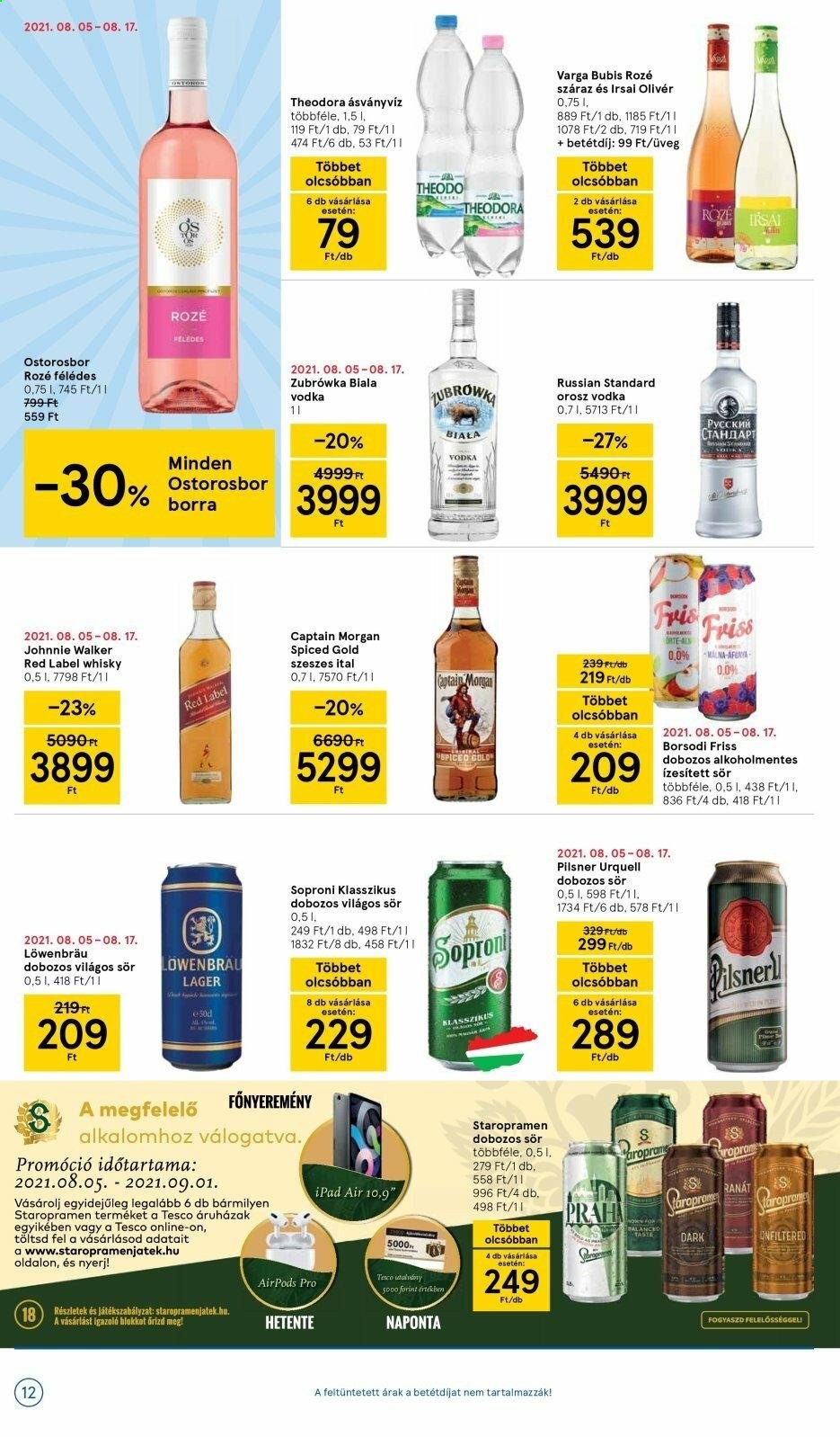 TESCO akciós újságok - 2021.08.12 - 2021.08.17. Oldal 12