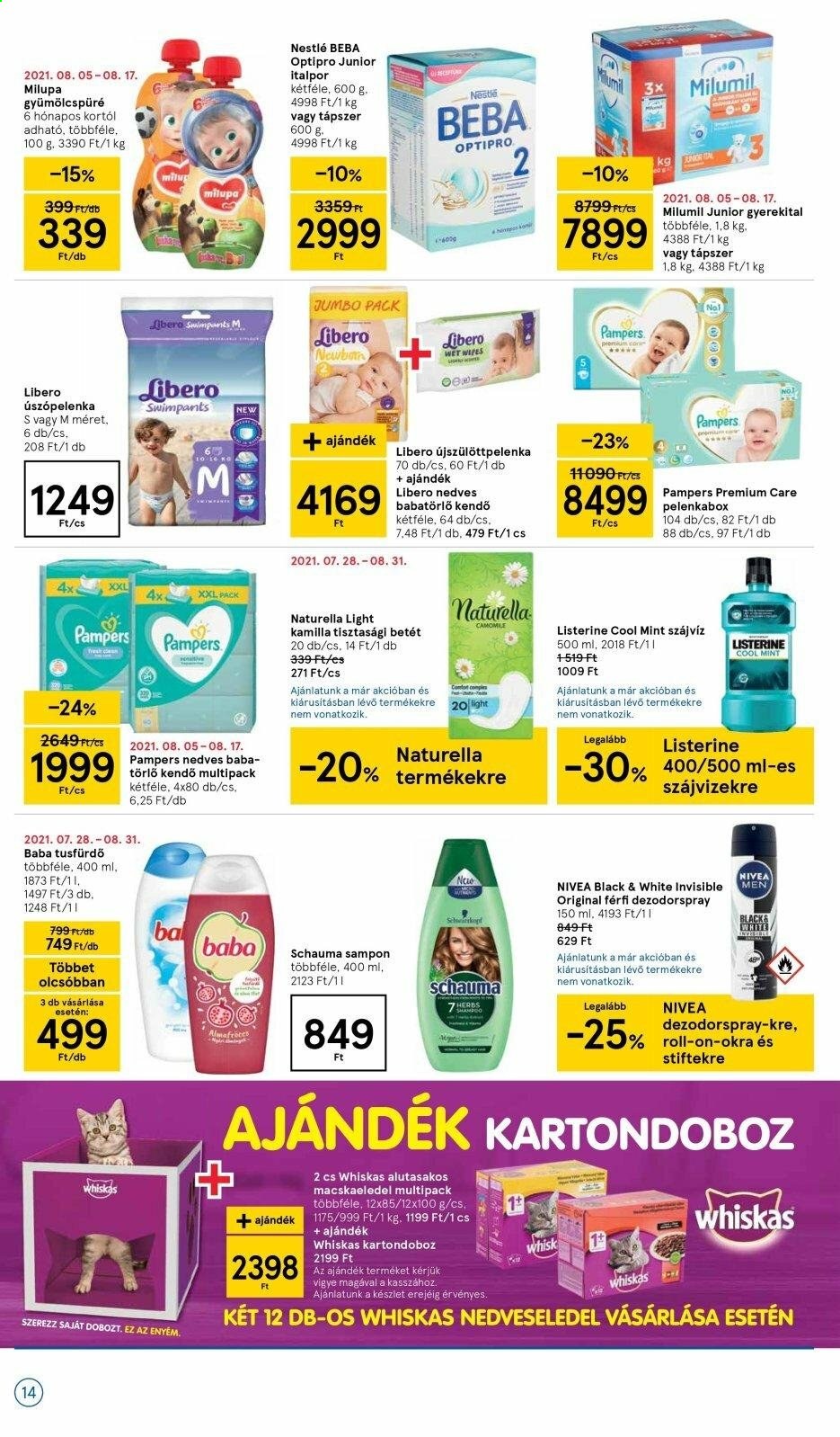 TESCO akciós újságok - 2021.08.12 - 2021.08.17. Oldal 14