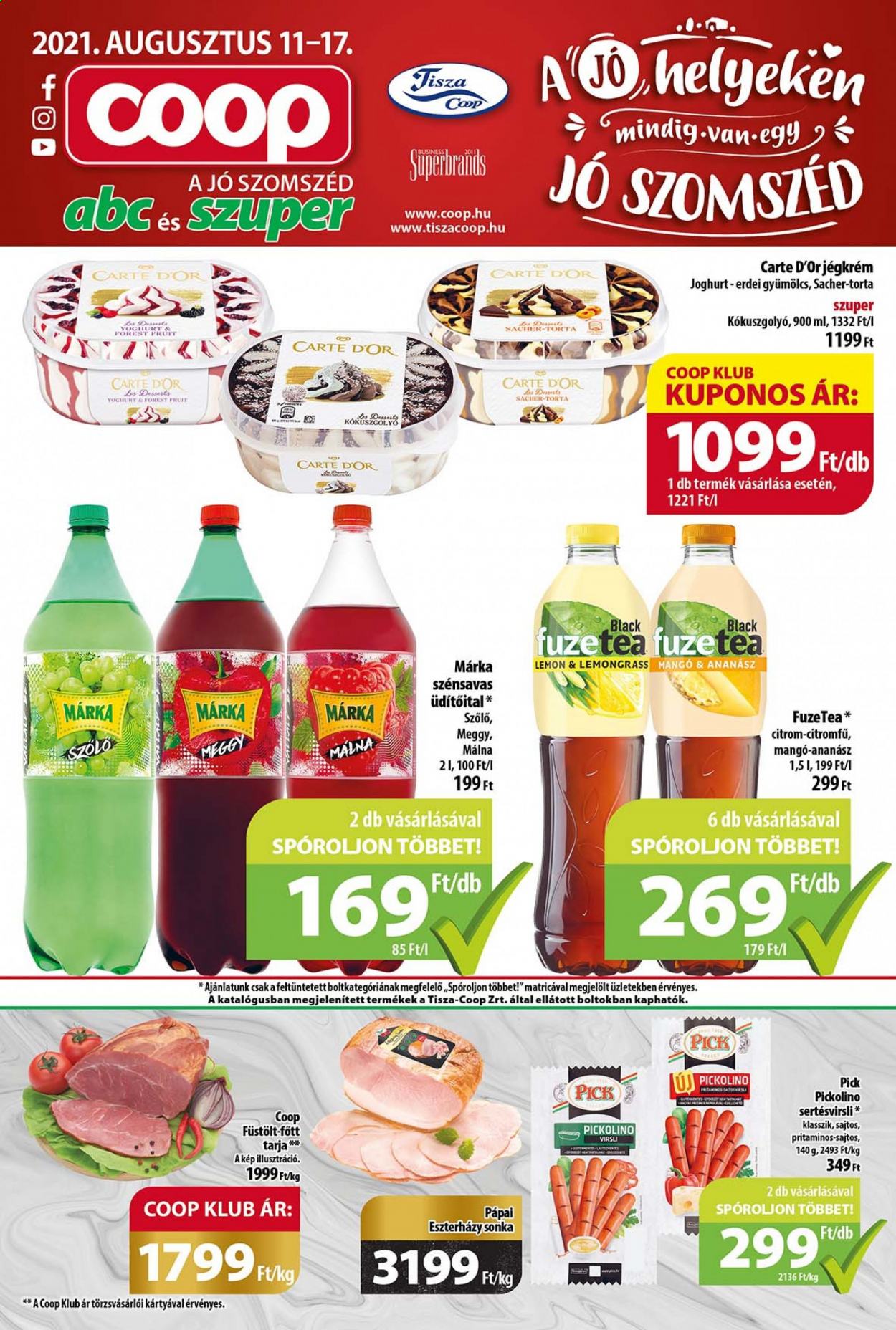 Coop akciós újságok - 2021.08.11 - 2021.08.17. Oldal 1