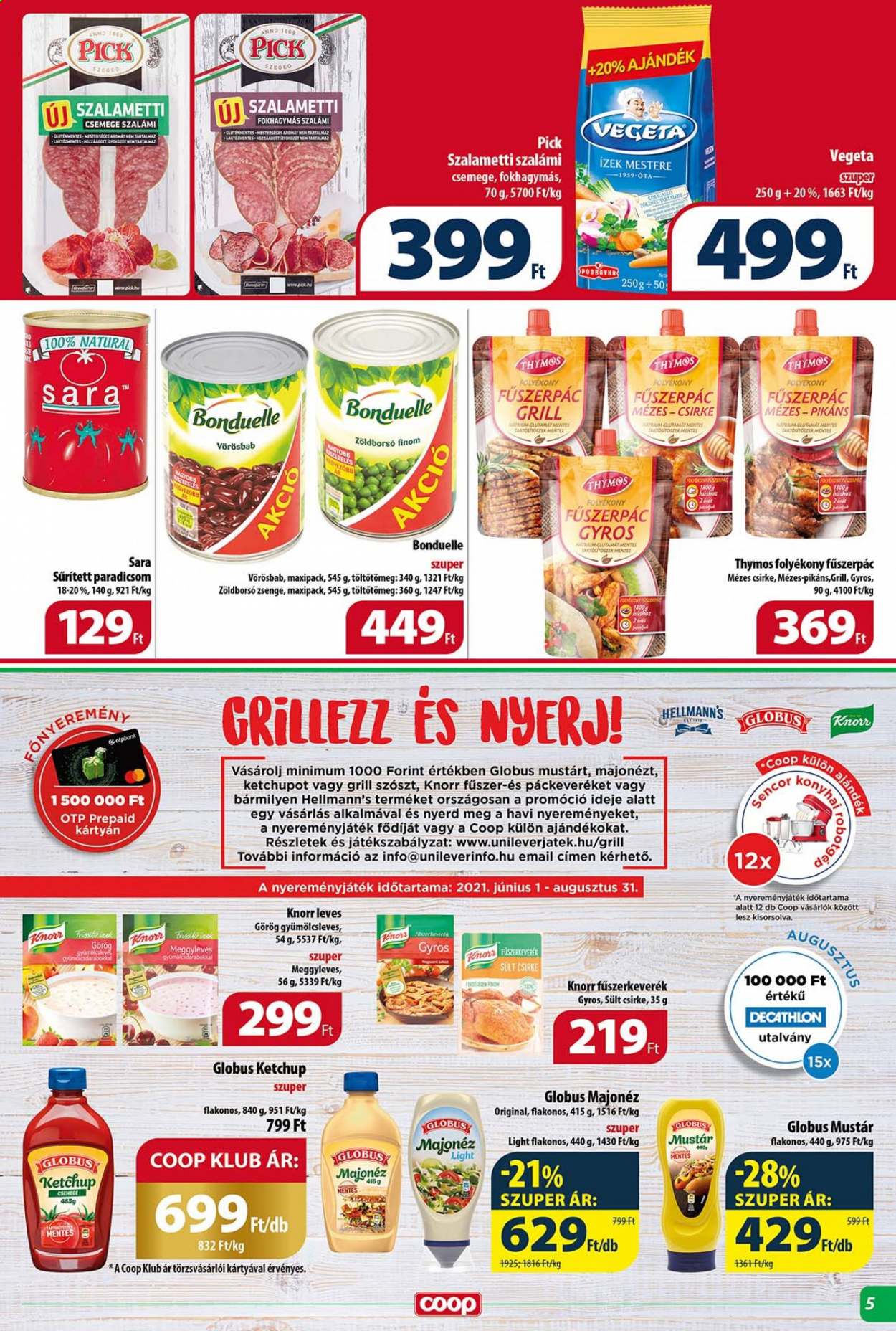 Coop akciós újságok - 2021.08.11 - 2021.08.17. Oldal 5