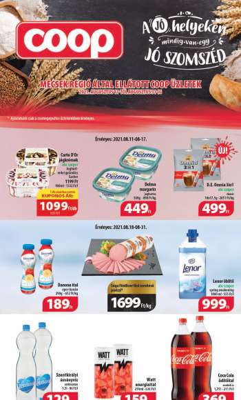 Újság Coop - 2021.08.11 - 2021.08.31.