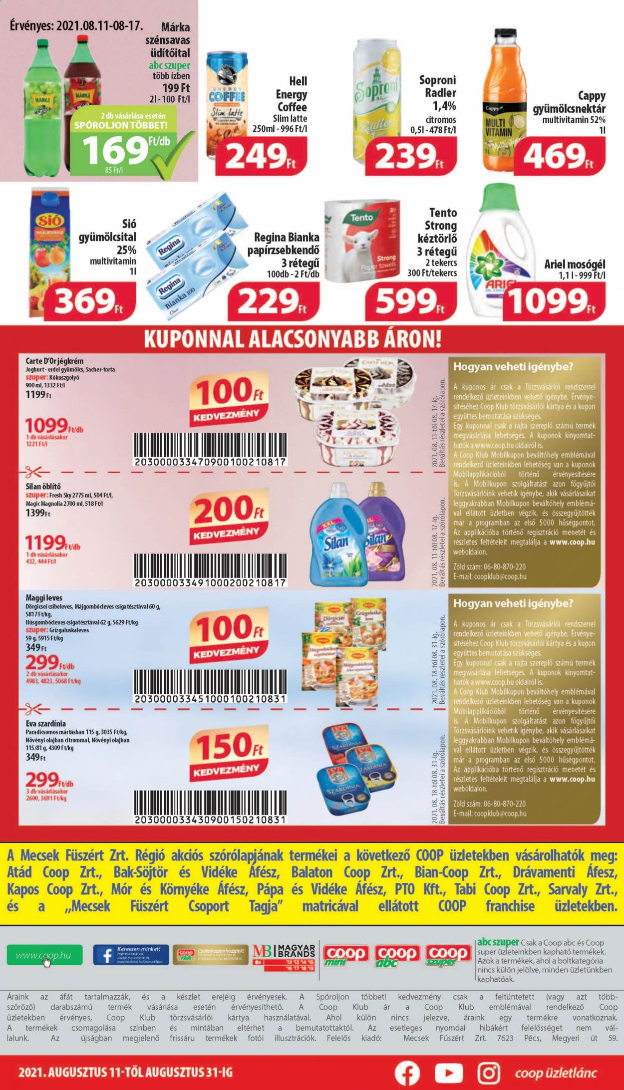 Coop akciós újságok - 2021.08.11 - 2021.08.31. Oldal 4