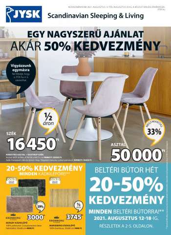 Újság JYSK - 2021.08.12 - 2021.08.25.