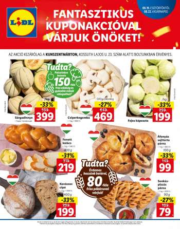 Újság Lidl - 2021.08.19 - 2021.08.22.