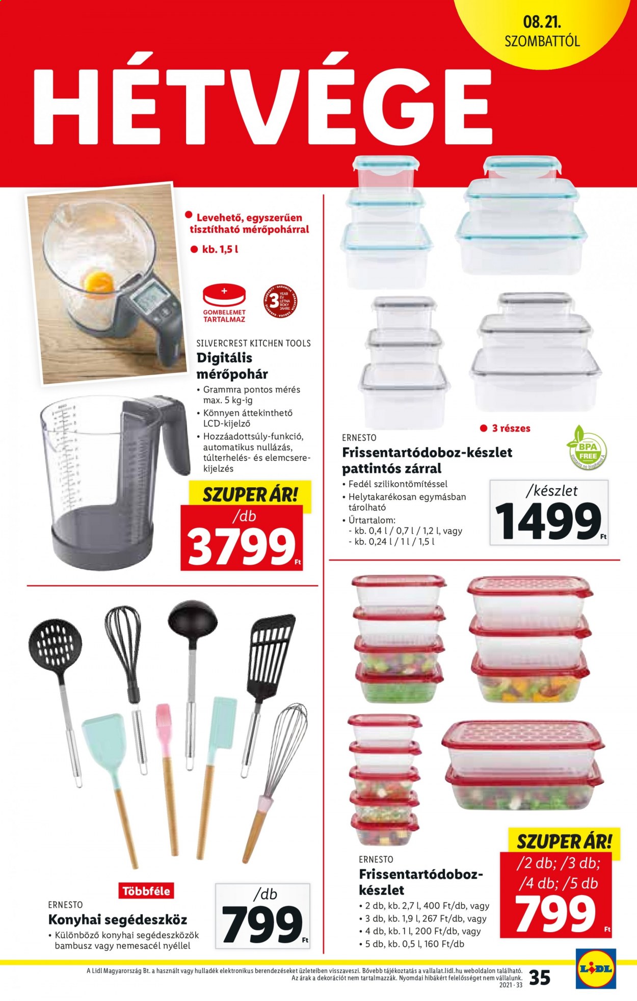 Lidl akciós újságok - 2021.08.19 - 2021.08.25. Oldal 35