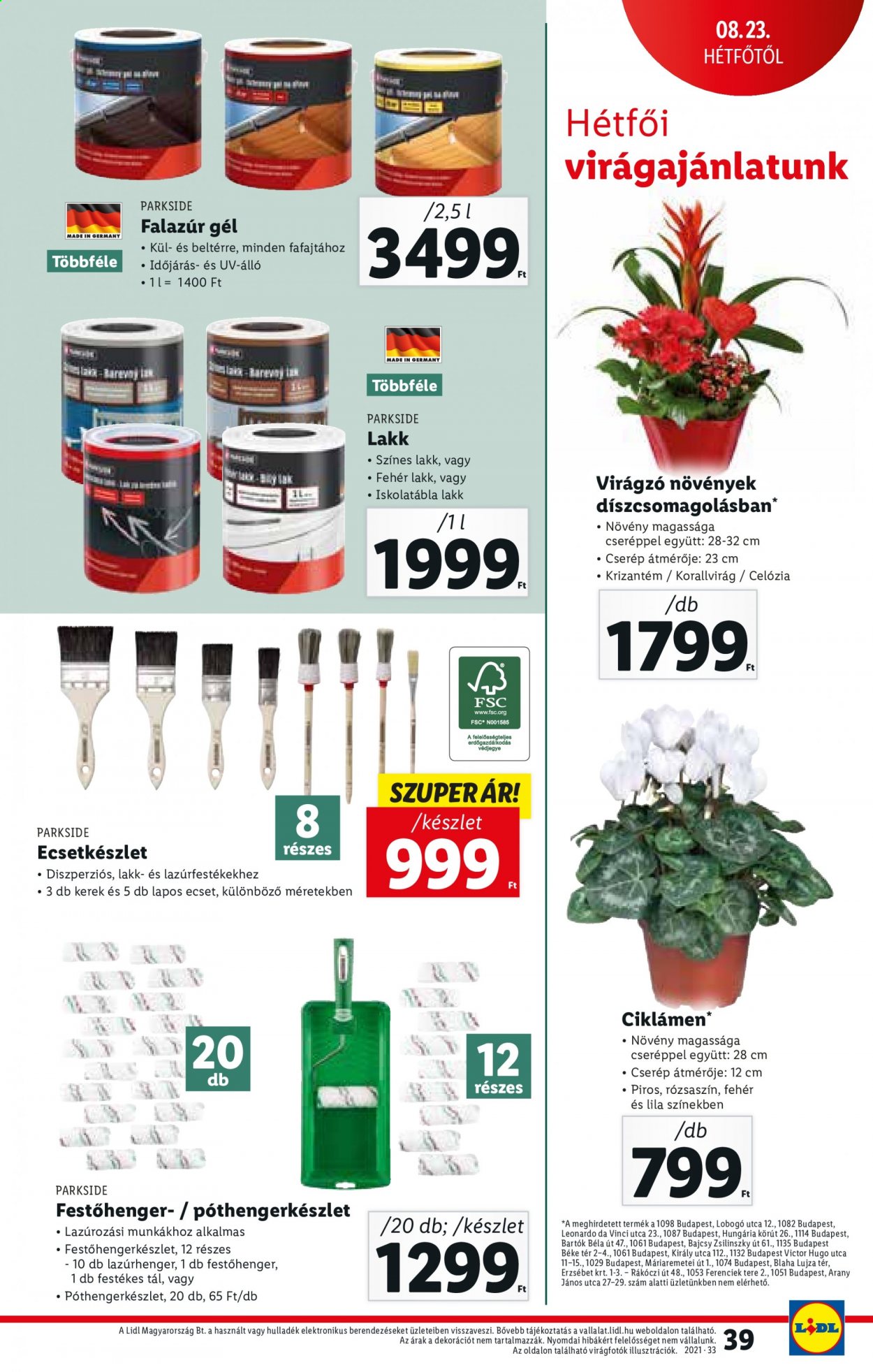 Lidl akciós újságok - 2021.08.19 - 2021.08.25. Oldal 39