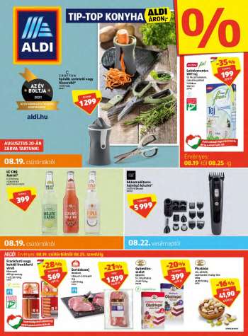 Újság Aldi - 2021.08.19 - 2021.08.25.