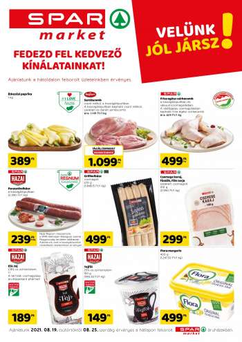 Újság SPAR market - 2021.08.19 - 2021.08.25.
