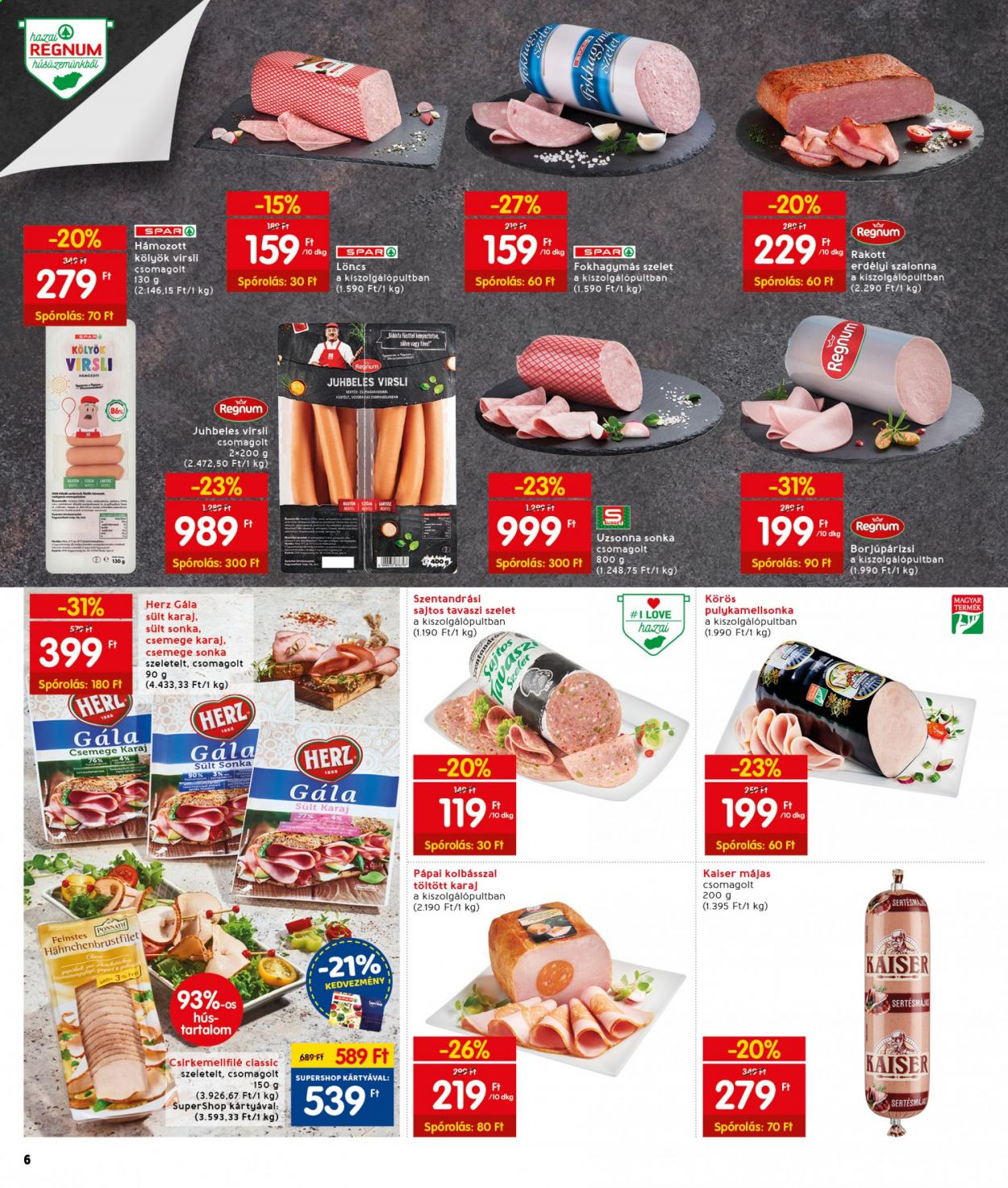 INTERSPAR akciós újságok - 2021.08.19 - 2021.08.25. Oldal 8