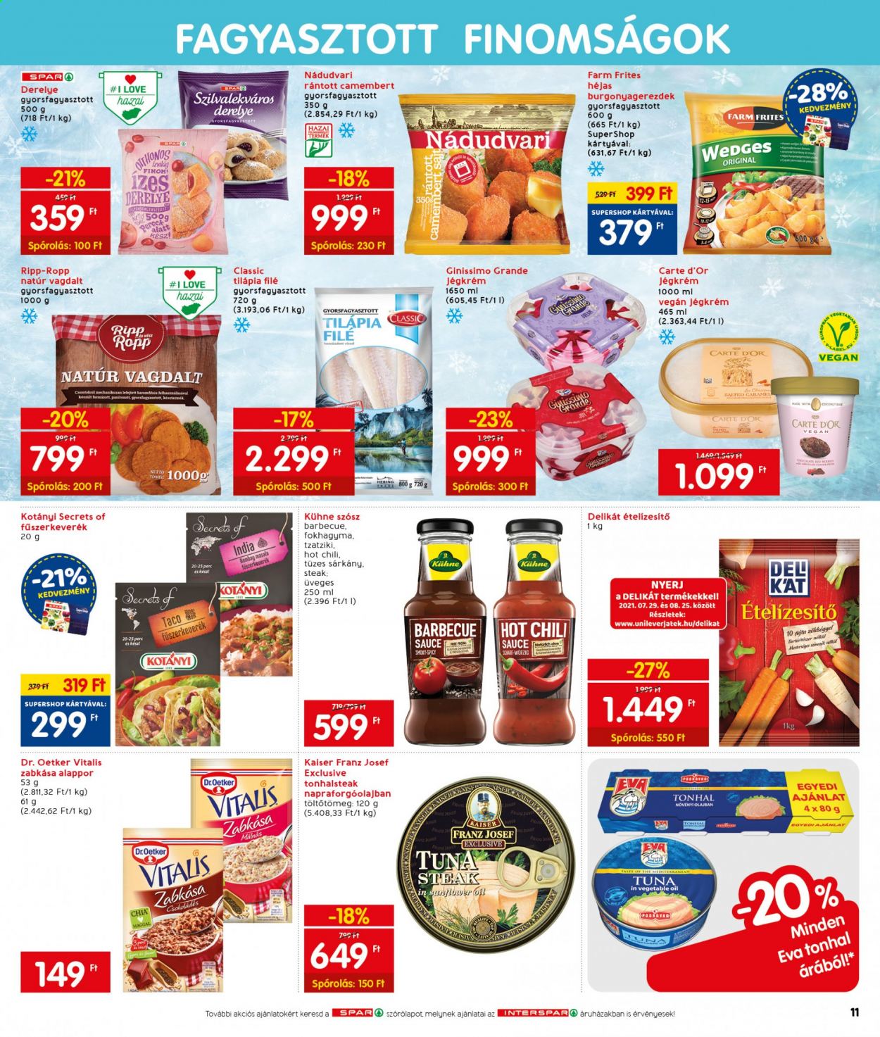 INTERSPAR akciós újságok - 2021.08.19 - 2021.08.25. Oldal 15