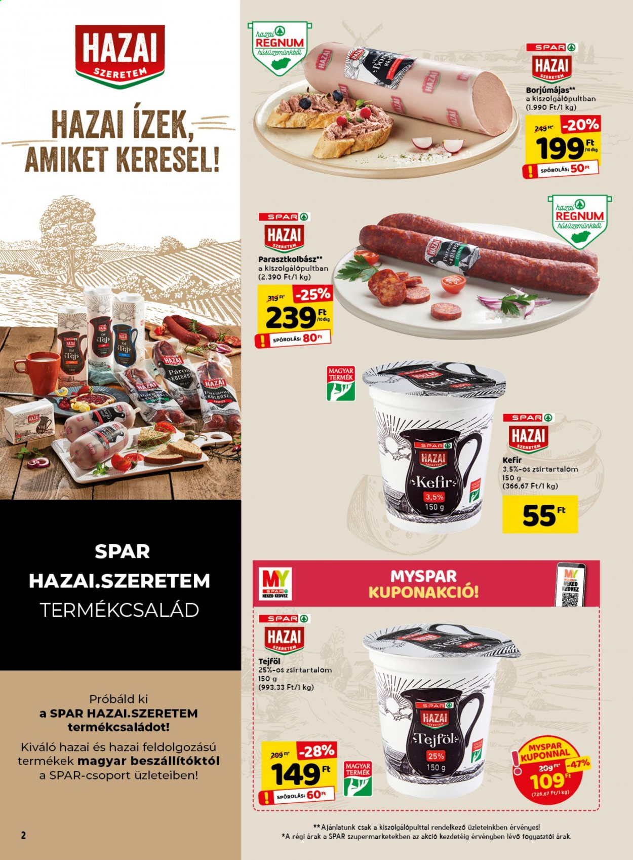 SPAR akciós újságok - 2021.08.19 - 2021.08.25. Oldal 2