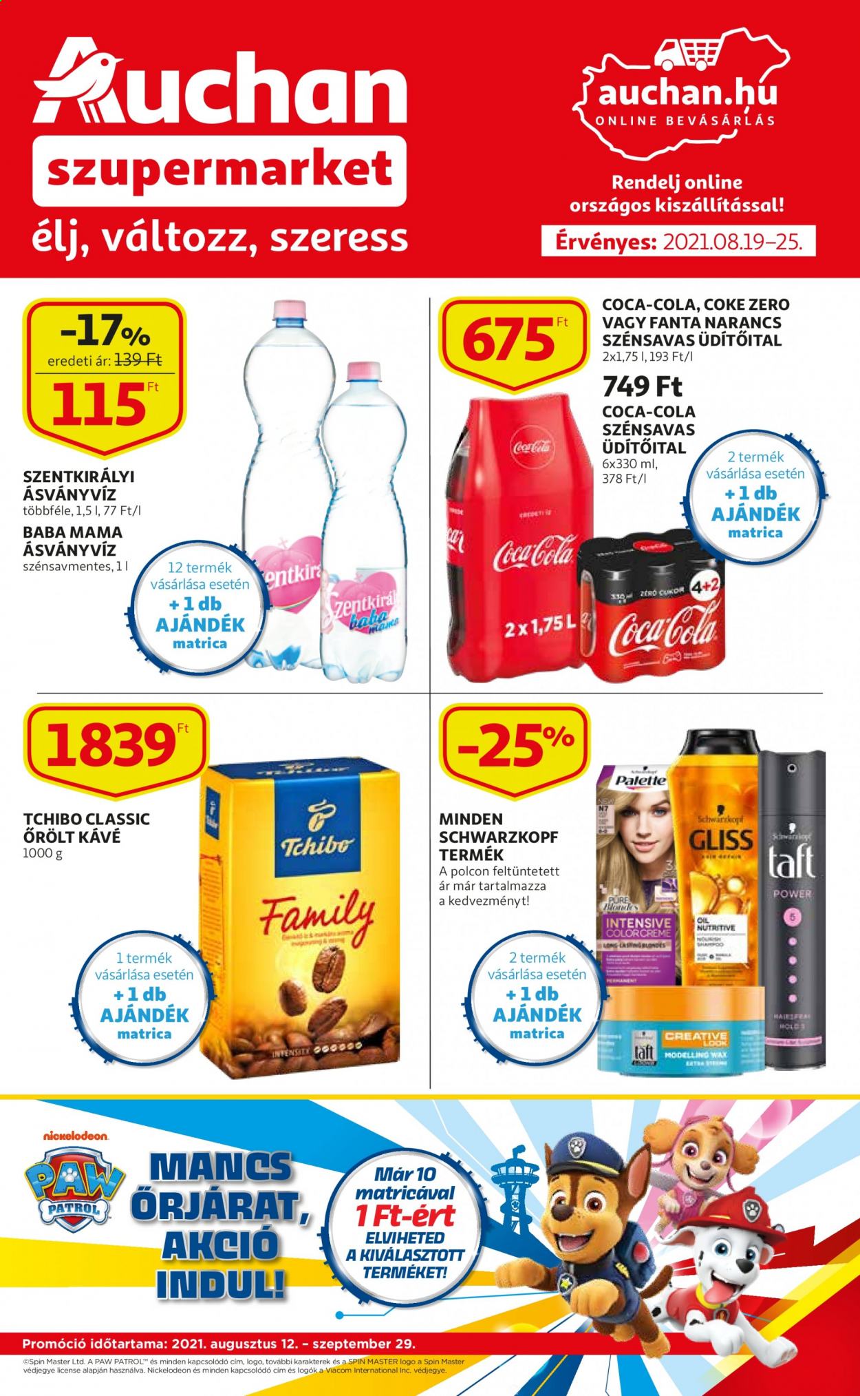 Auchan akciós újságok - 2021.08.19 - 2021.08.25. Oldal 1