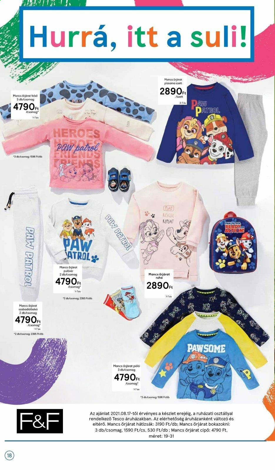 TESCO akciós újságok - 2021.08.17 - 2021.09.12. Oldal 18