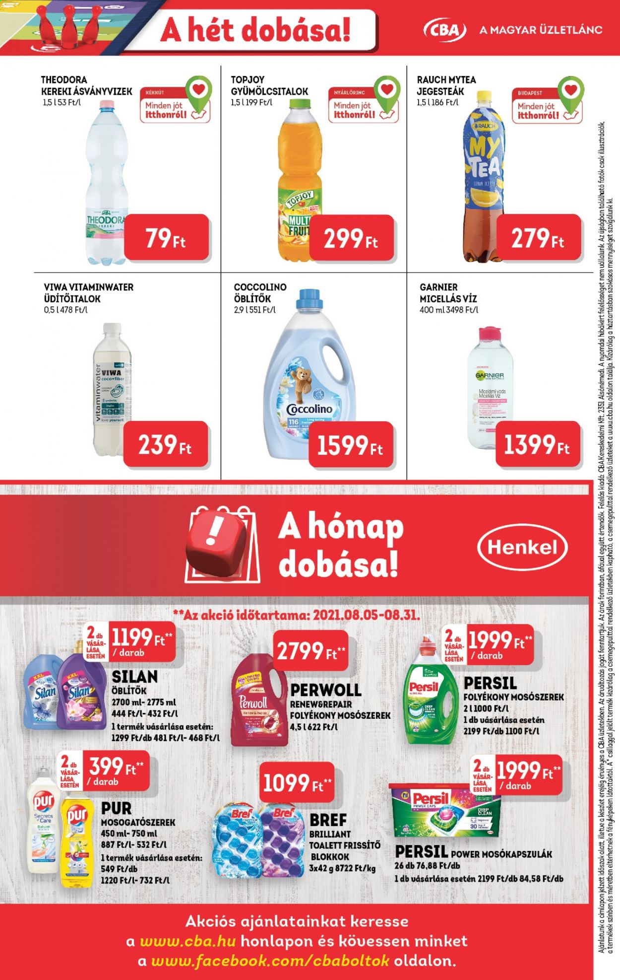 CBA akciós újságok - 2021.08.19 - 2021.08.25. Oldal 8