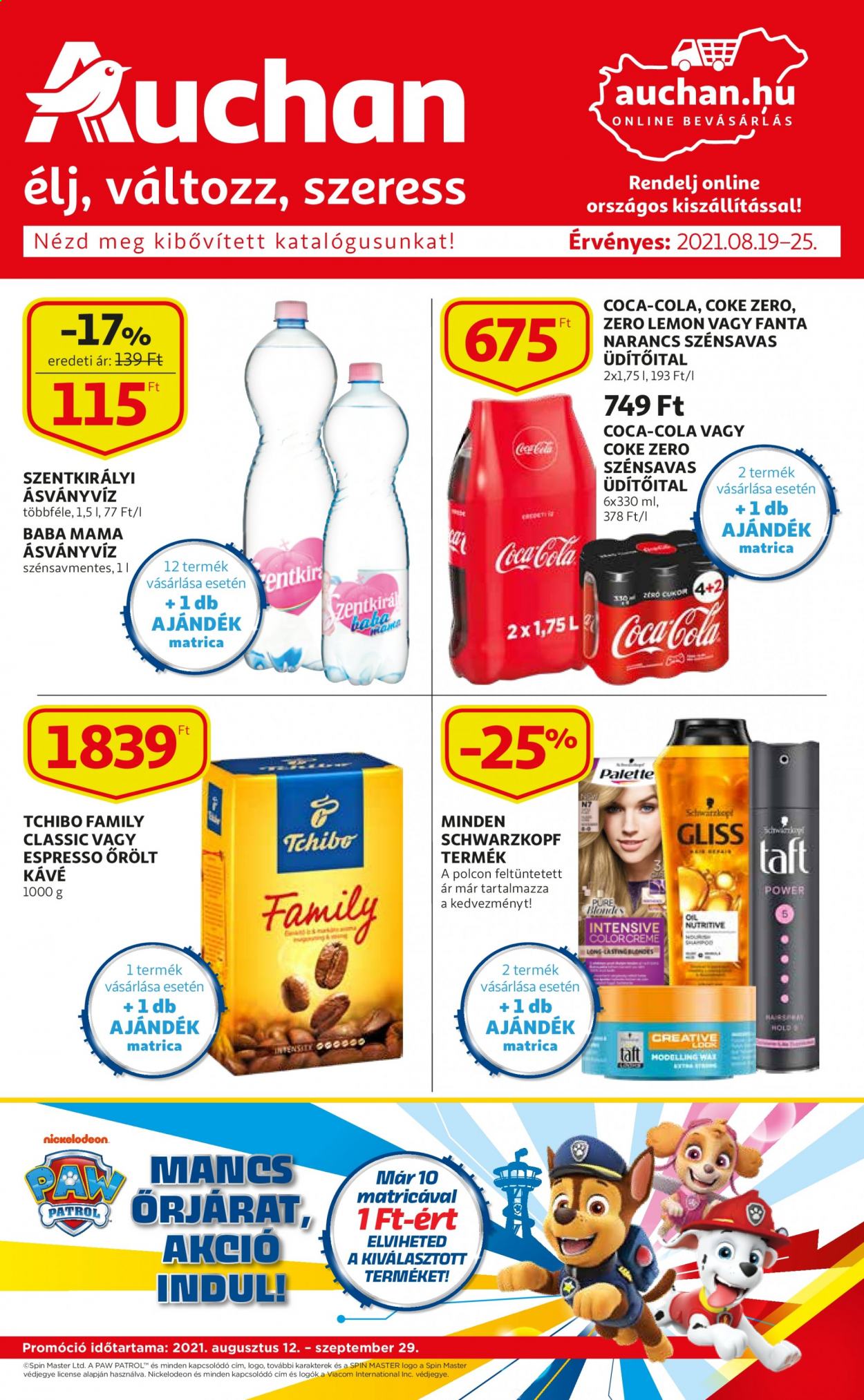 Auchan akciós újságok - 2021.08.19 - 2021.08.25. Oldal 1