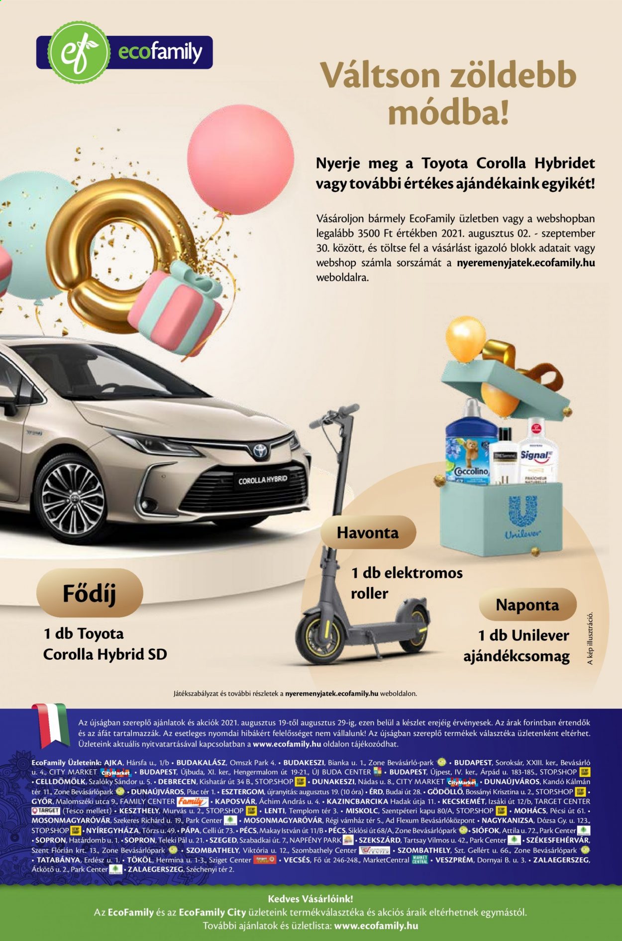 EcoFamily akciós újságok - 2021.08.19 - 2021.08.29. Oldal 8