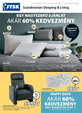 Újság JYSK - 2021.08.19 - 2021.09.01.