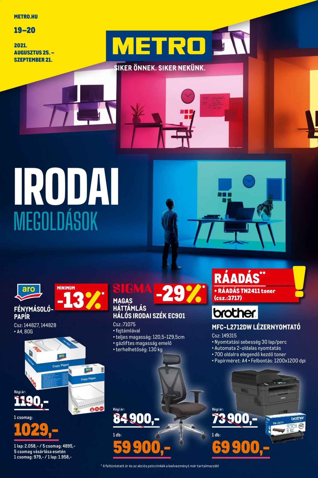 Metro akciós újságok - 2021.08.25 - 2021.09.21. Oldal 1