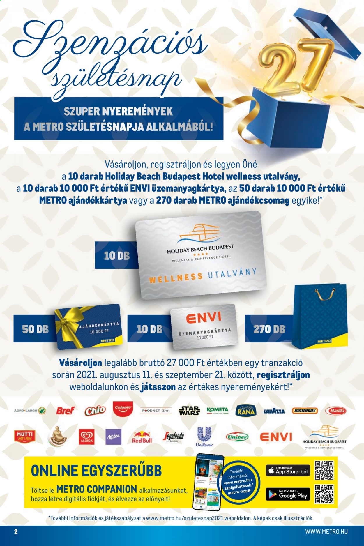 Metro akciós újságok - 2021.08.25 - 2021.09.07. Oldal 2