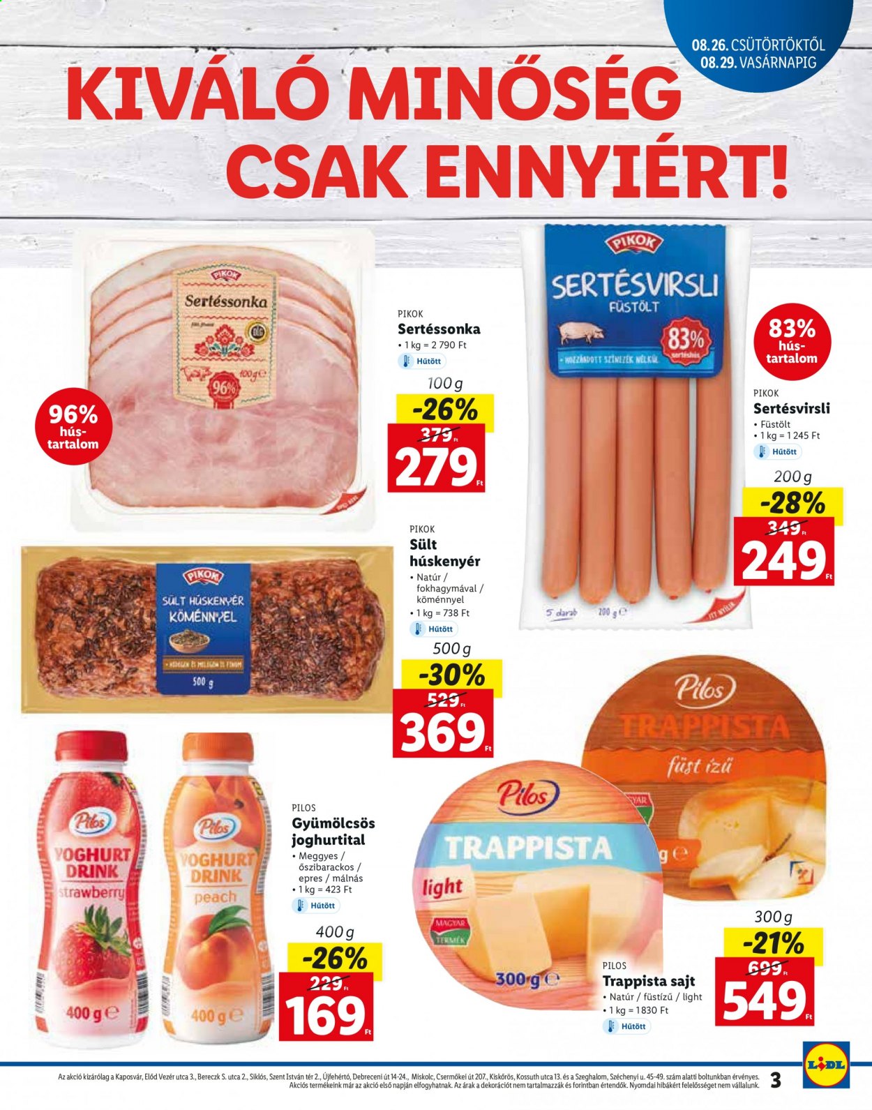 Lidl akciós újságok - 2021.08.26 - 2021.08.29. Oldal 3