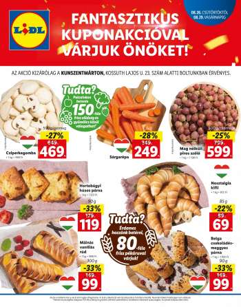Újság Lidl - 2021.08.26 - 2021.08.29.