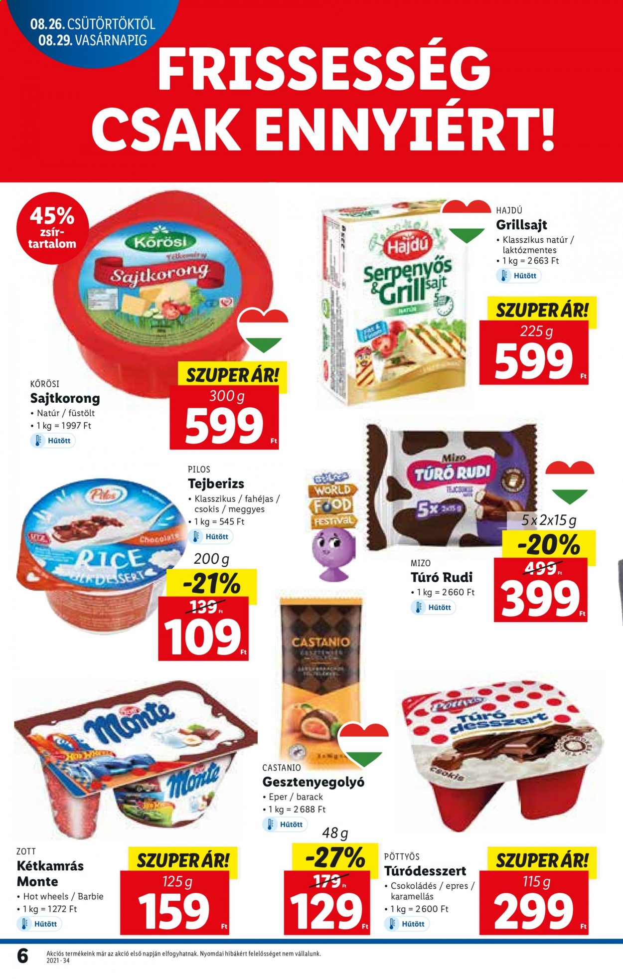 Lidl akciós újságok - 2021.08.26 - 2021.09.01. Oldal 6