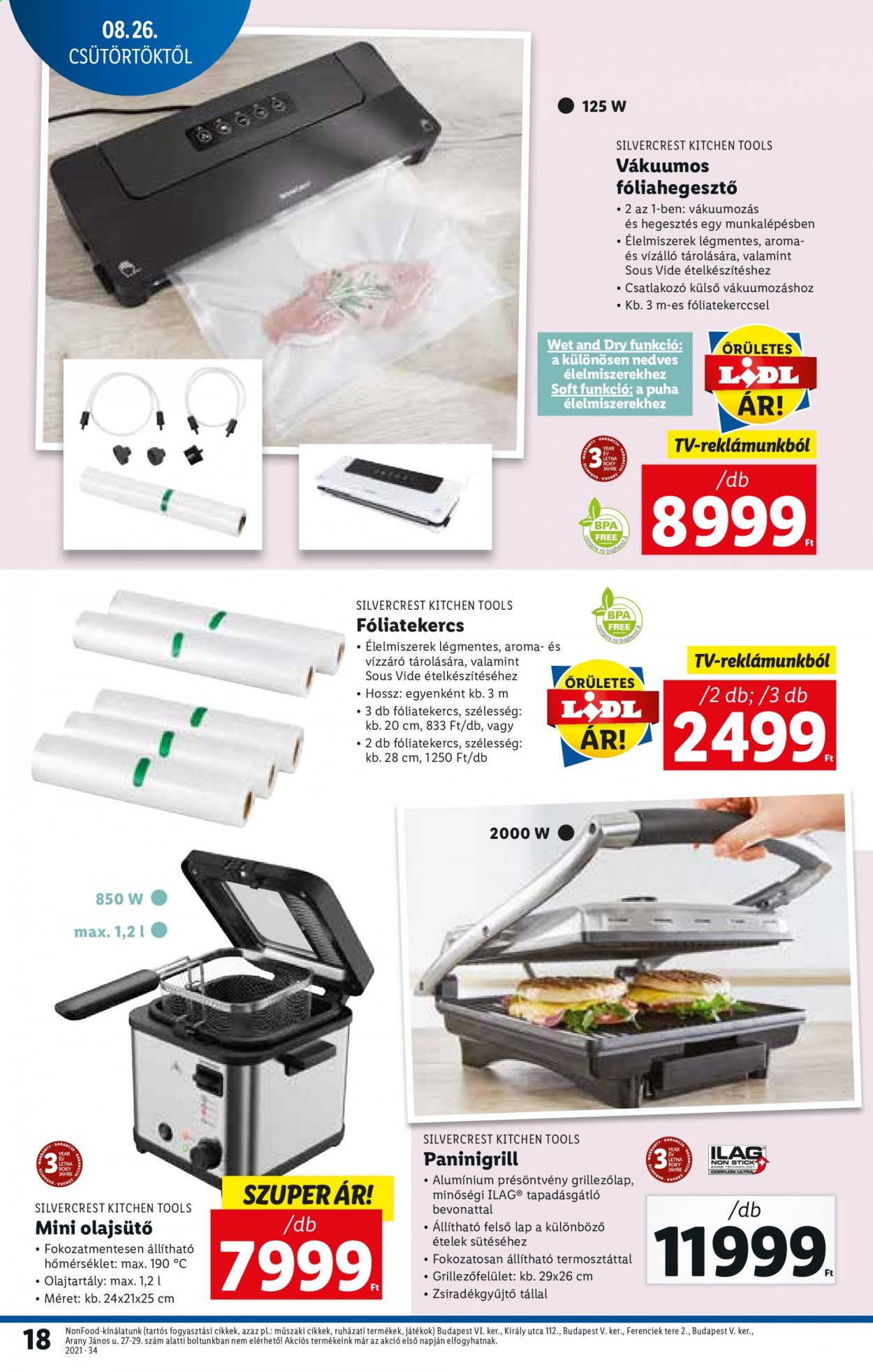 Lidl akciós újságok - 2021.08.26 - 2021.09.01. Oldal 18