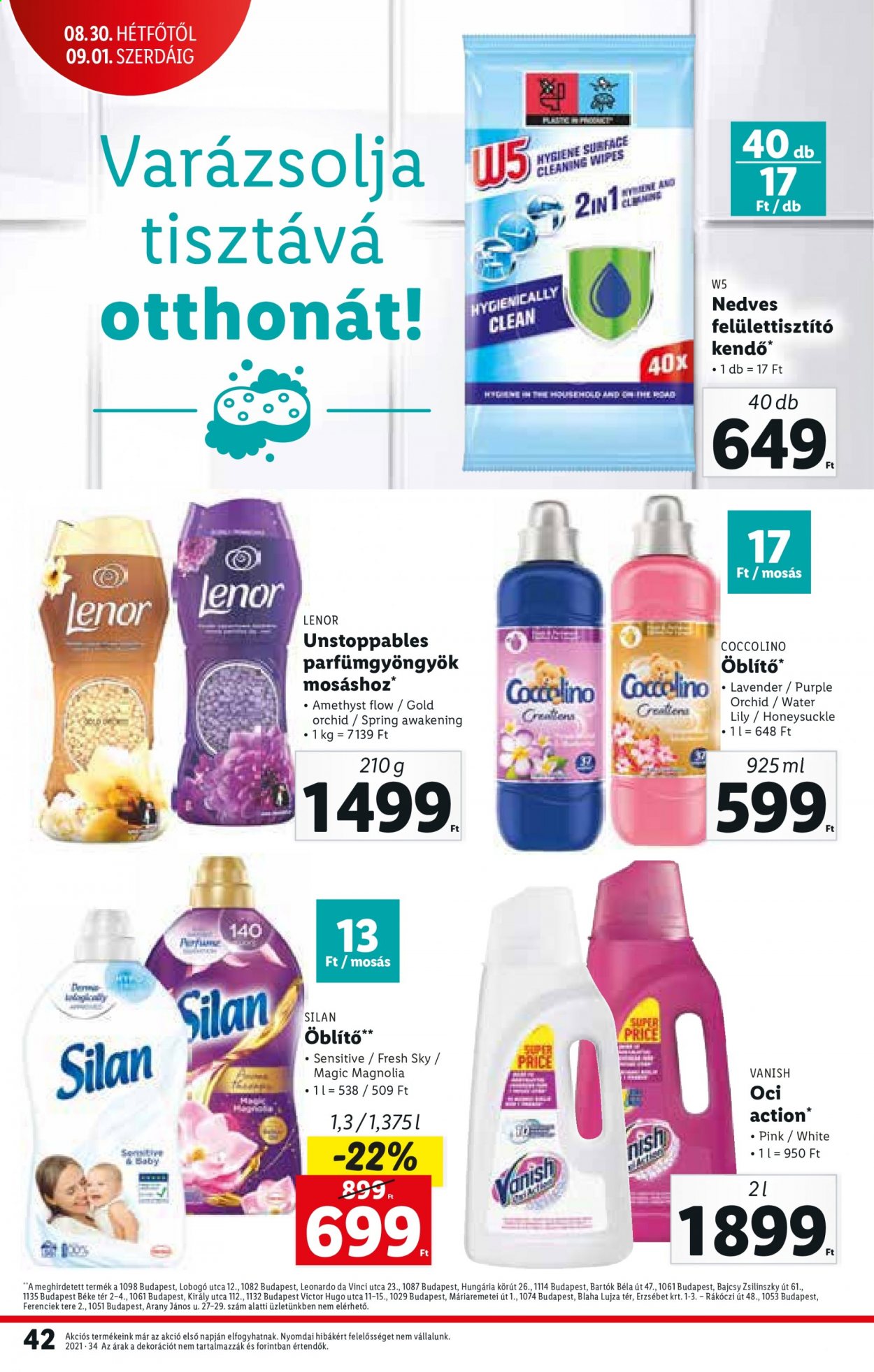 Lidl akciós újságok - 2021.08.26 - 2021.09.01. Oldal 42
