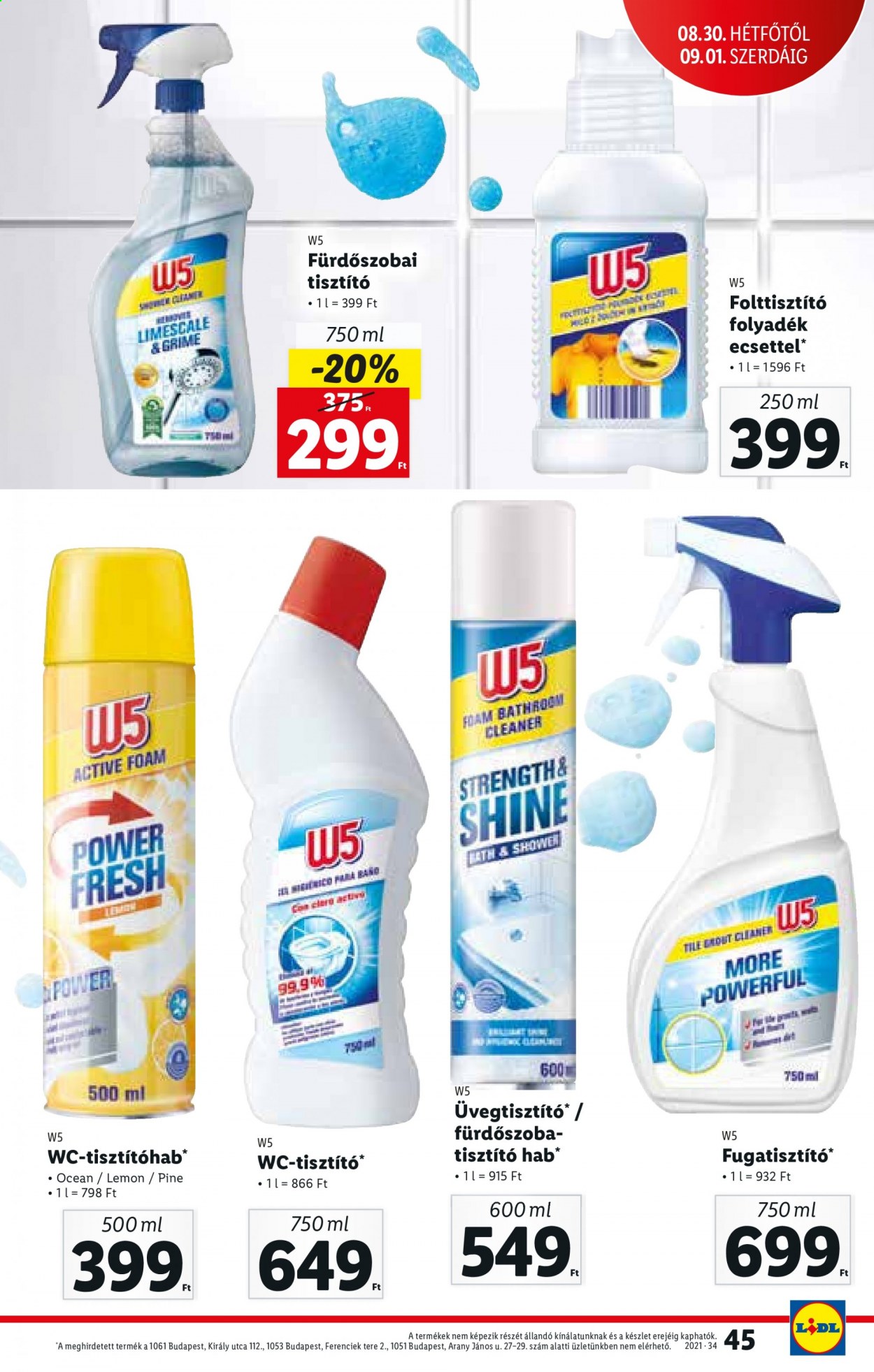 Lidl akciós újságok - 2021.08.26 - 2021.09.01. Oldal 45