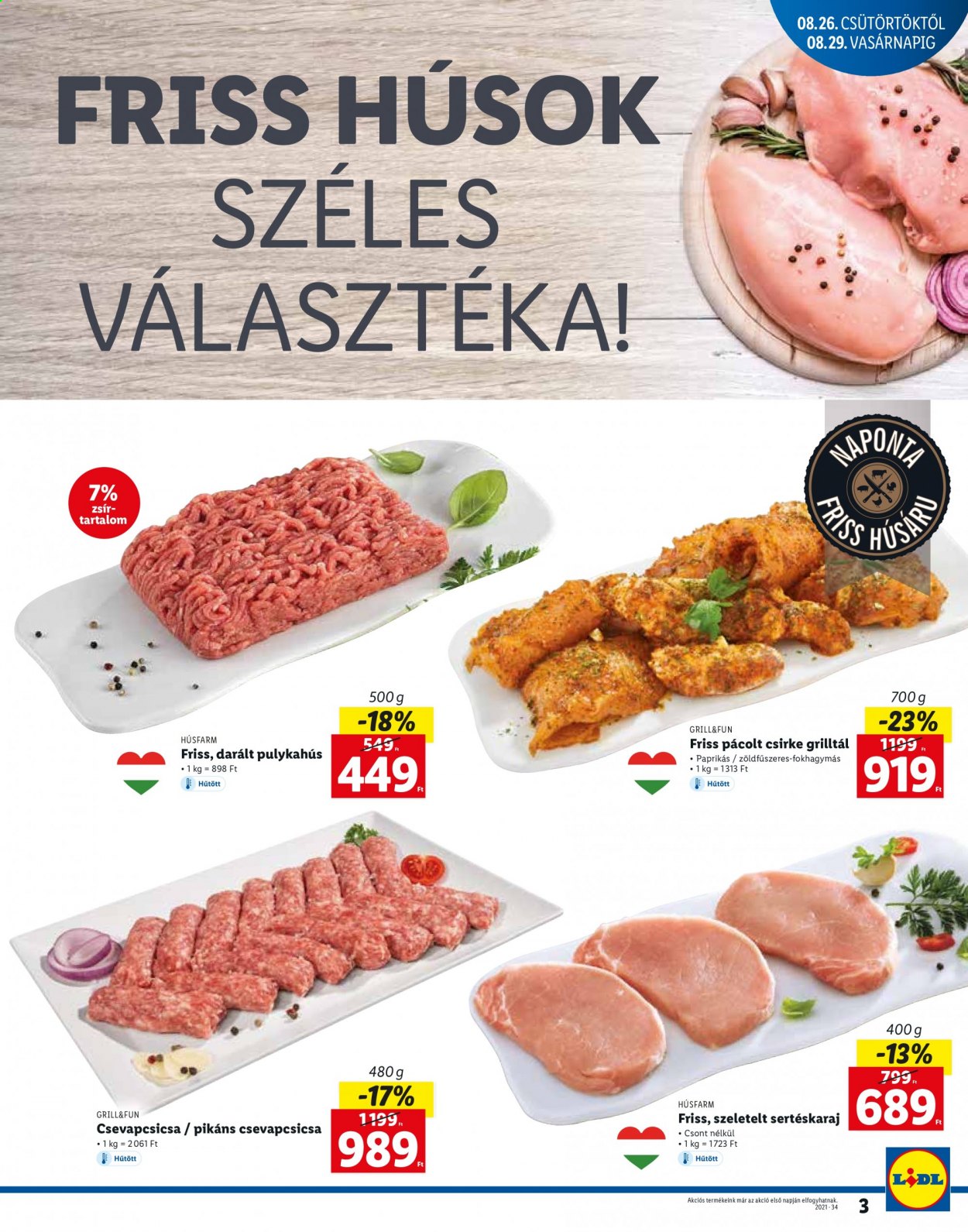Lidl akciós újságok - 2021.08.26 - 2021.08.29. Oldal 3