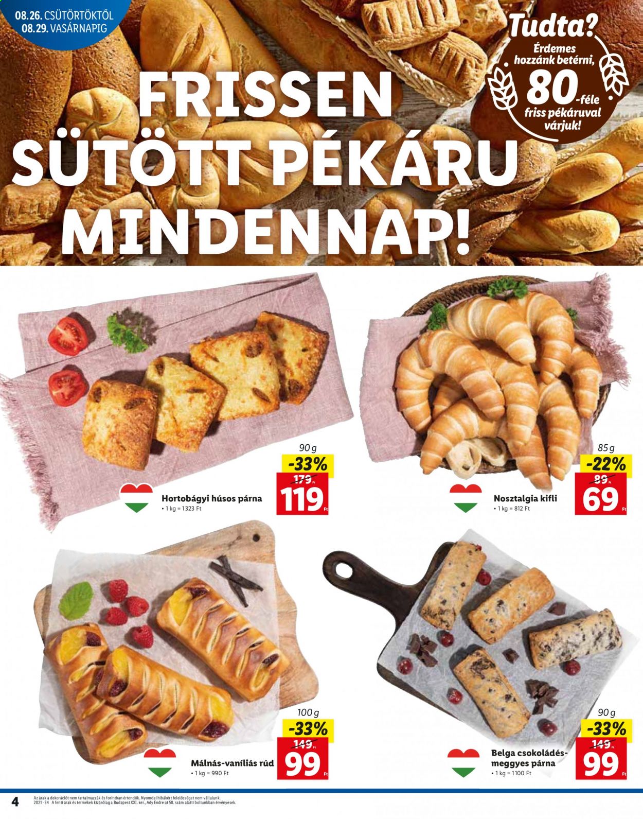 Lidl akciós újságok - 2021.08.26 - 2021.08.29. Oldal 4