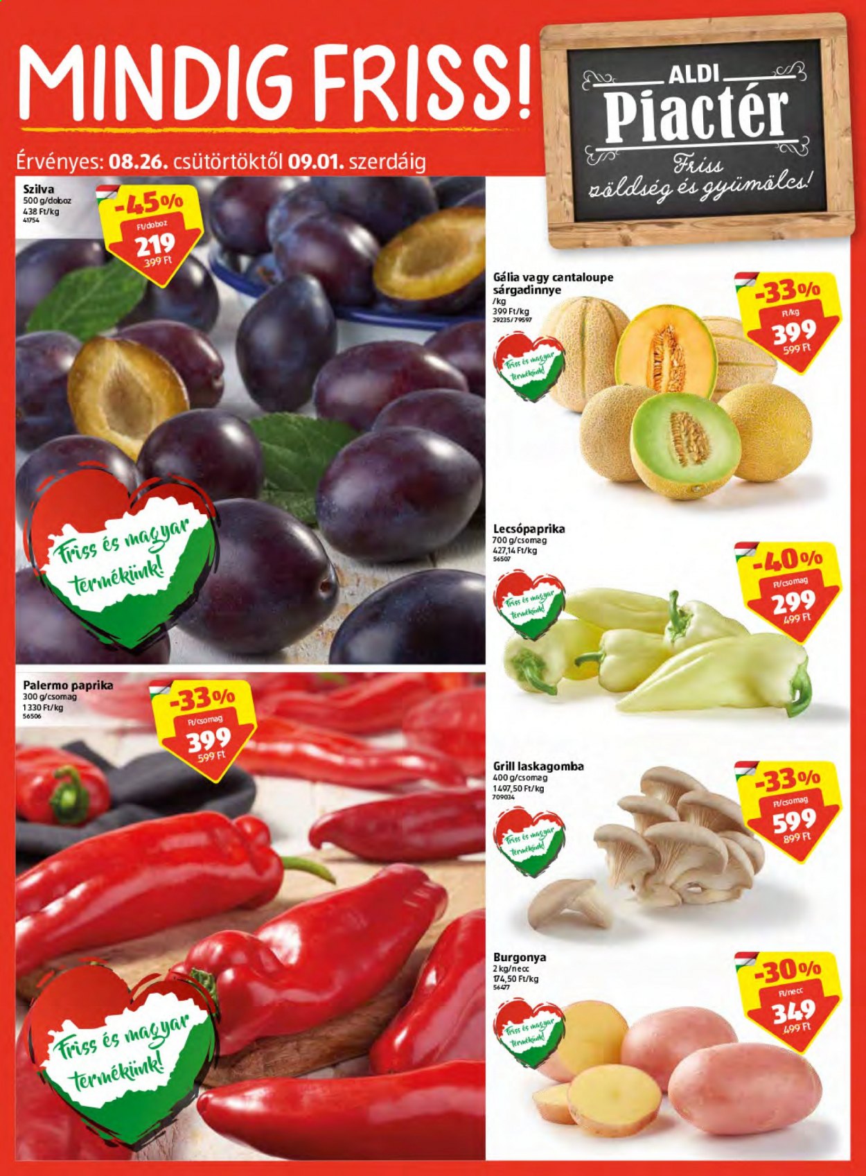 Aldi akciós újságok - 2021.08.26 - 2021.09.01. Oldal 2