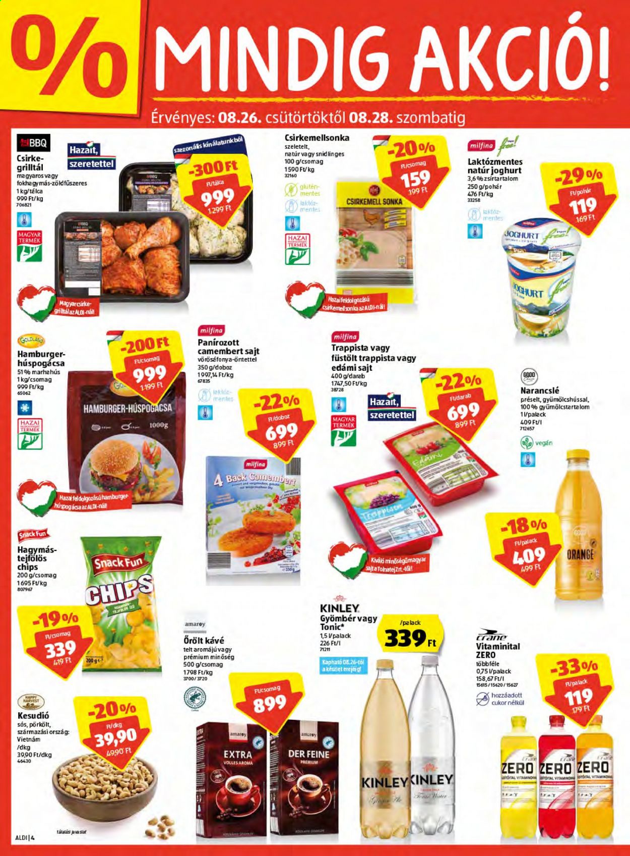 Aldi akciós újságok - 2021.08.26 - 2021.09.01. Oldal 4