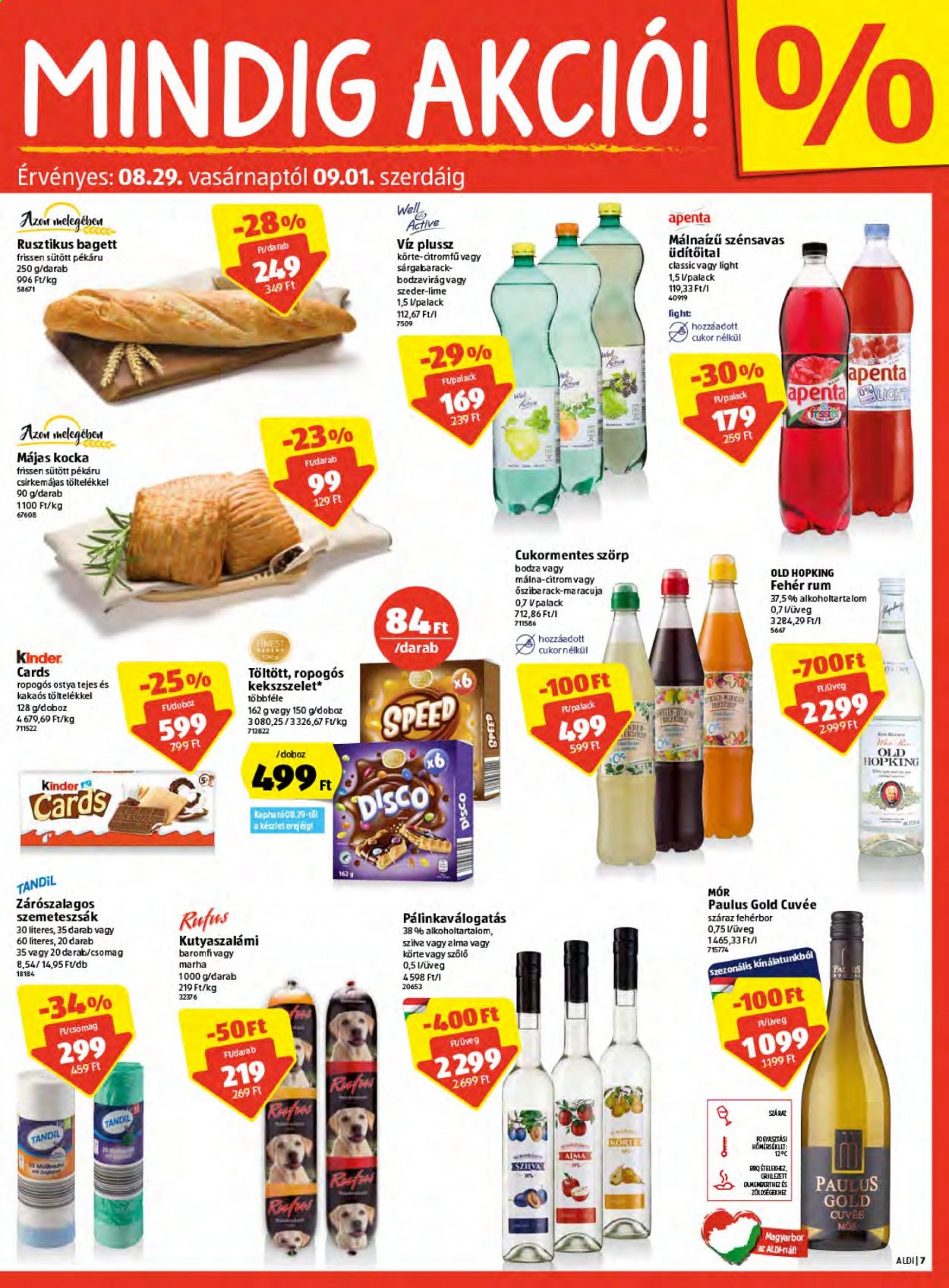 Aldi akciós újságok - 2021.08.26 - 2021.09.01. Oldal 7