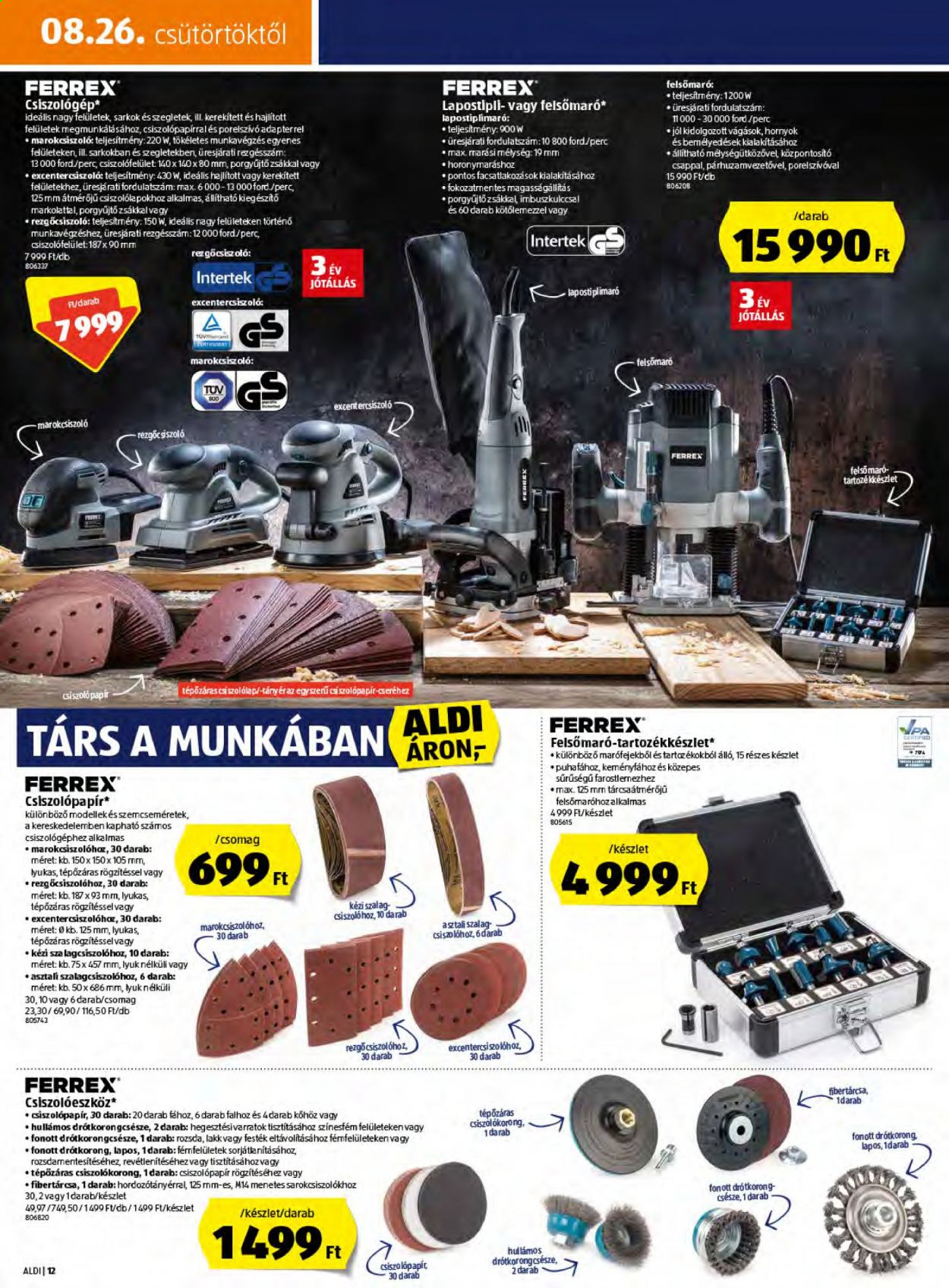 Aldi akciós újságok - 2021.08.26 - 2021.09.01. Oldal 12