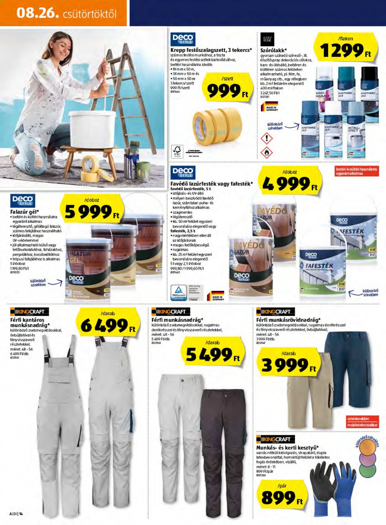 Aldi akciós újságok - 2021.08.26 - 2021.09.01. Oldal 14