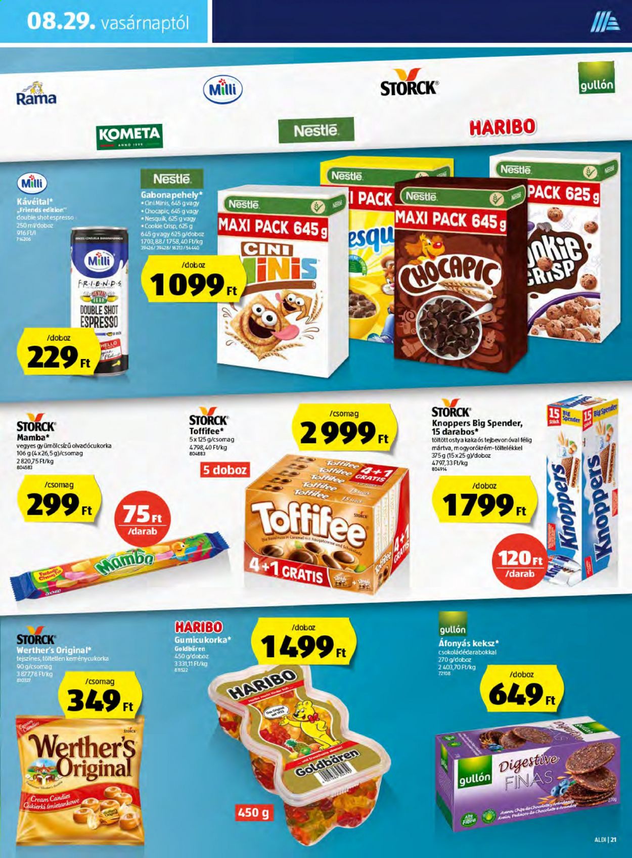 Aldi akciós újságok - 2021.08.26 - 2021.09.01. Oldal 21