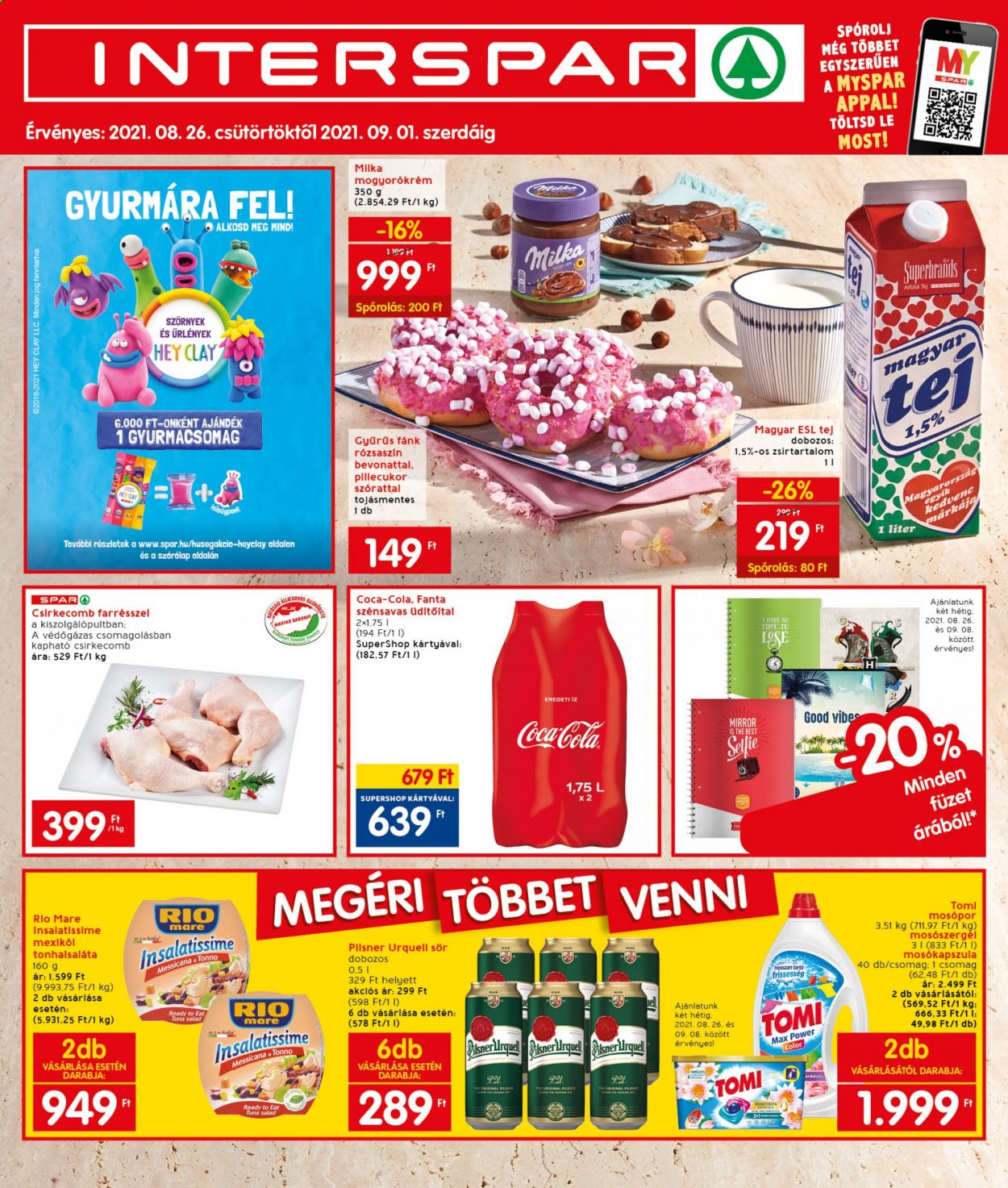 INTERSPAR akciós újságok - 2021.08.26 - 2021.09.01. Oldal 1