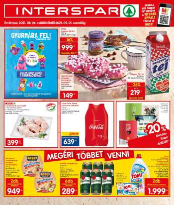 Újság INTERSPAR - 2021.08.26 - 2021.09.01.