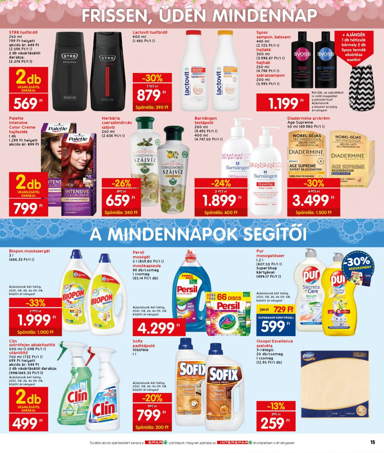 INTERSPAR akciós újságok - 2021.08.26 - 2021.09.01. Oldal 19