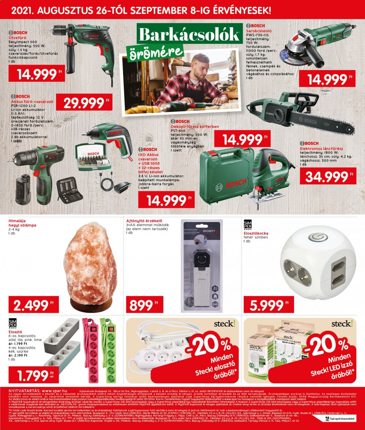INTERSPAR akciós újságok - 2021.08.26 - 2021.09.01. Oldal 23
